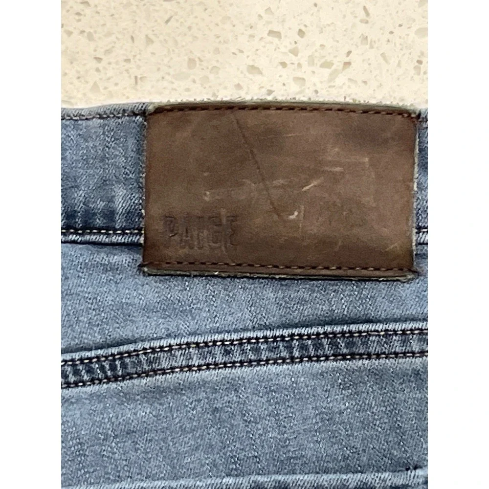 PAIGE Federal Slim Straight Leg Jeans Mens 34 Blue Transcend Denim Pants